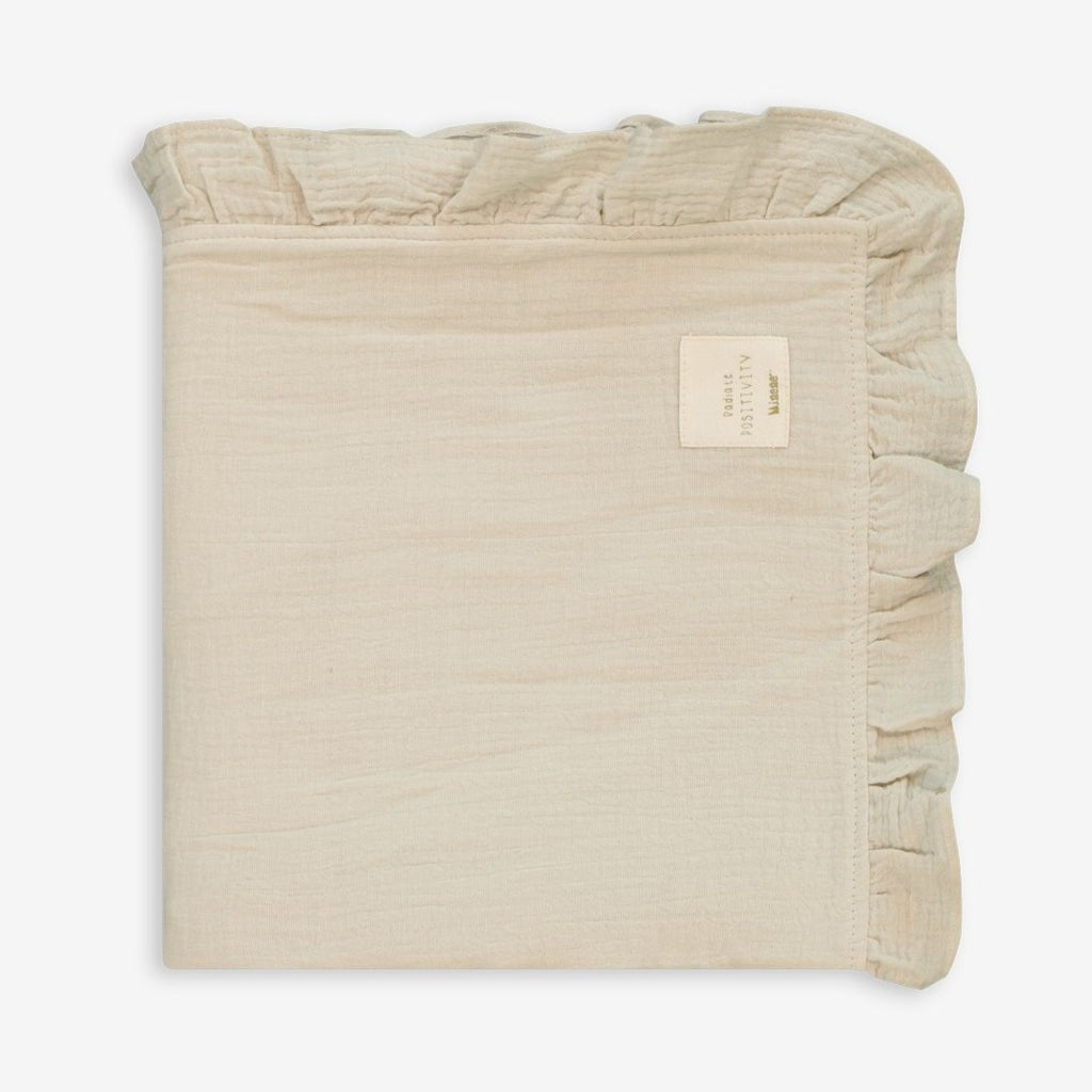 Muslin Blanket with raffles 120x100cm