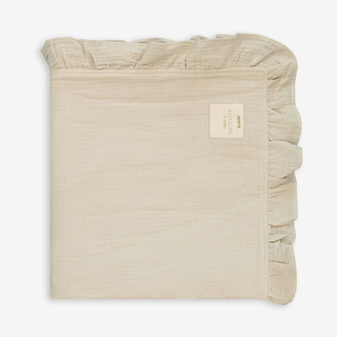 Muslin Blanket with raffles 120x100cm