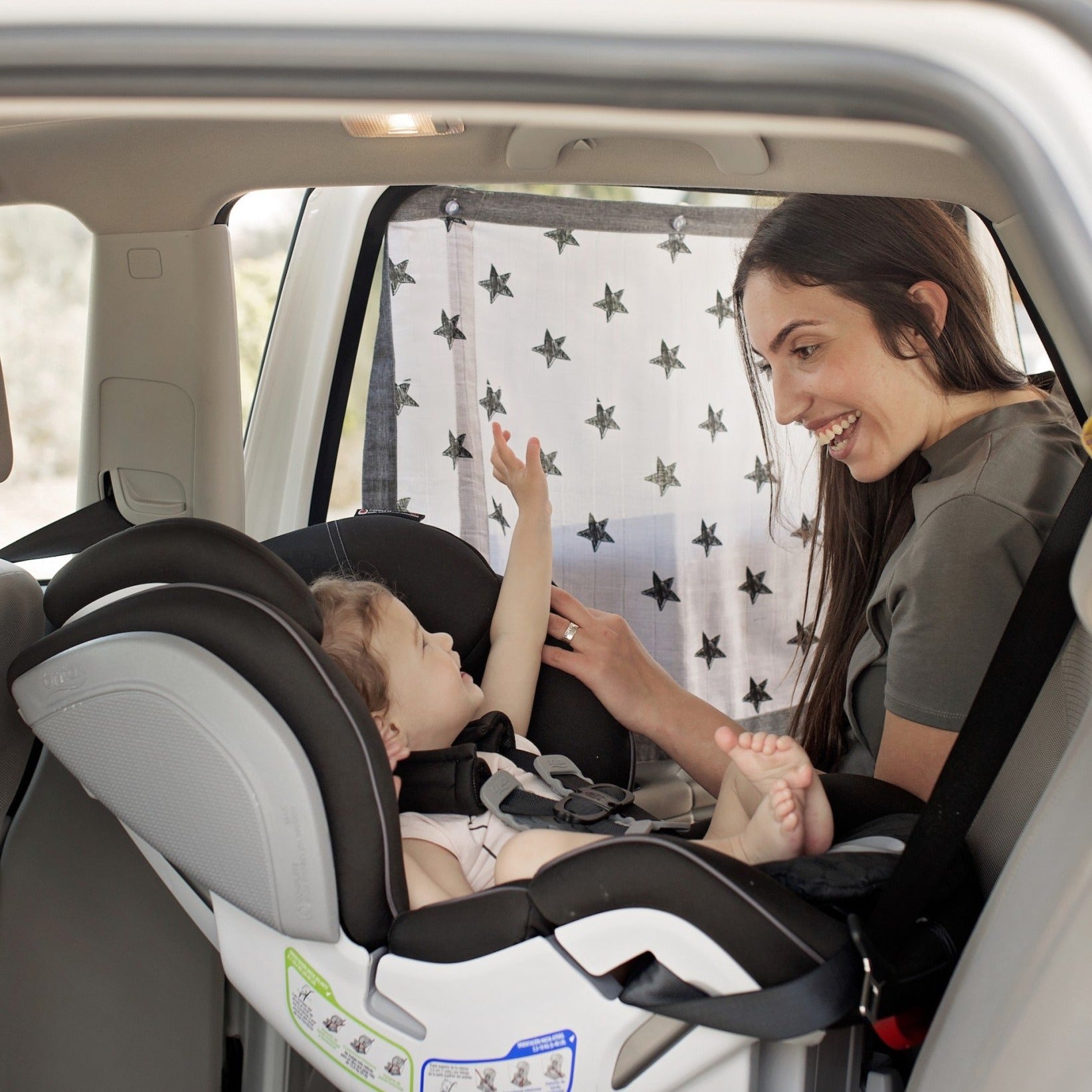 Car Sunshade - Star Cotton Muslin!