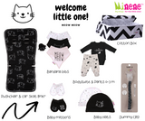 Newborn Gift Box - Black & Pink Cat