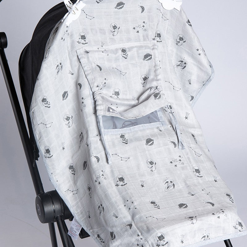 Bamboo Stroller Sunshade