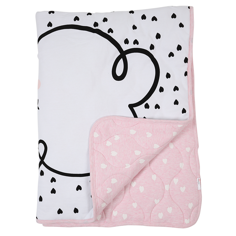 Gorgeous Baby Pink Heart Bedding Gift Box