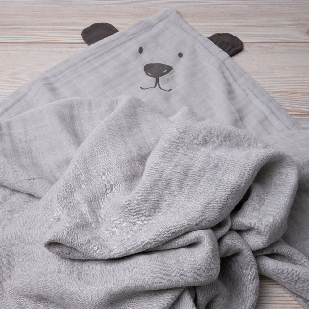 Comforting Animal Bamboo Blanket 85x85cm