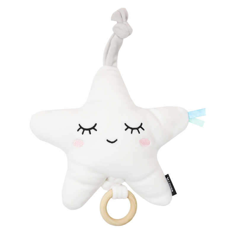 Baby Beige Star  Bedding Gift Basket