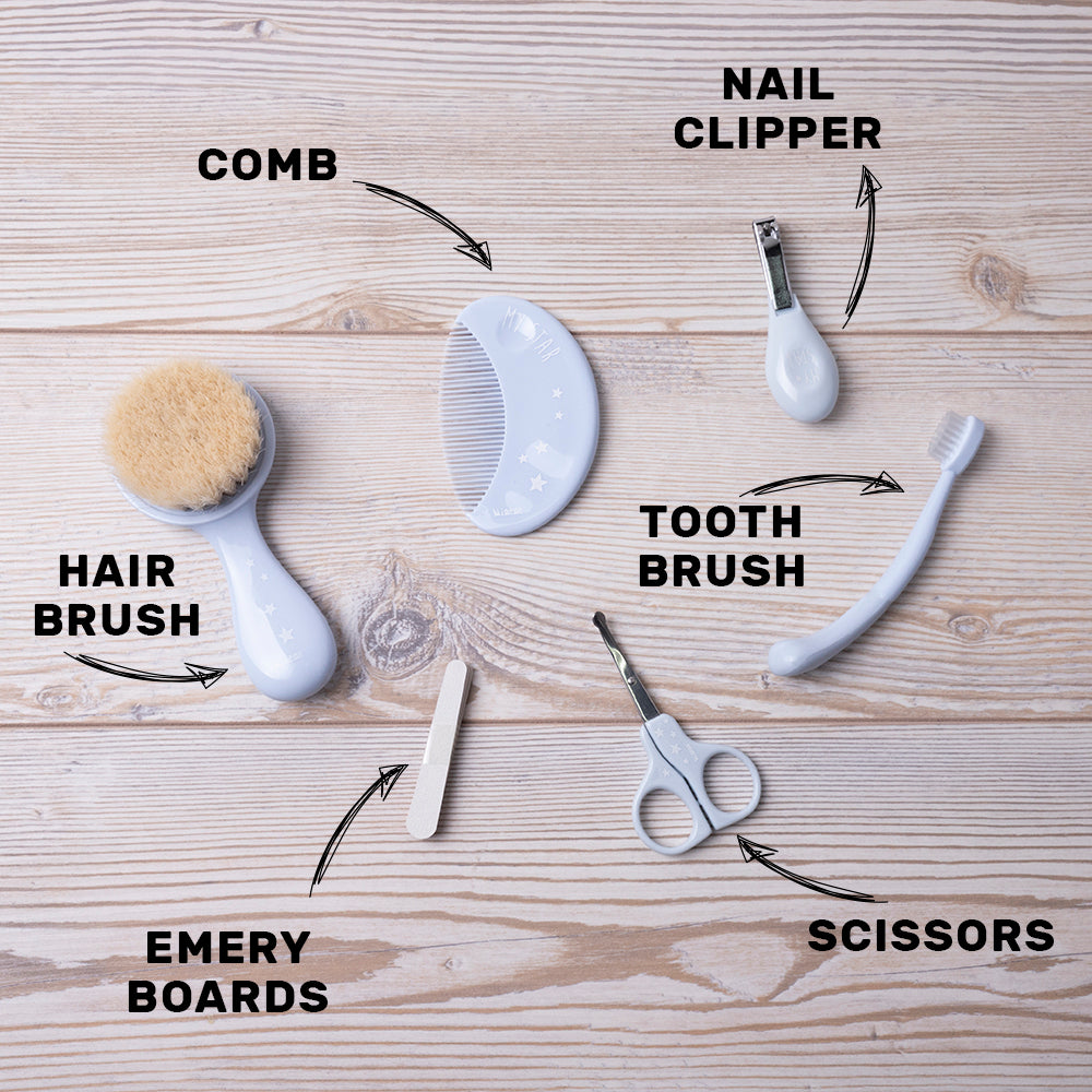 Waffle Navy Blue Gift Set