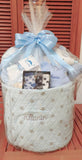 Personalized Baby Blue Gift Basket
