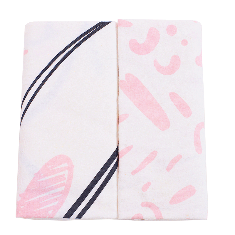 Flannel Cloth - Pack of 2 , Size: 76X76 cm