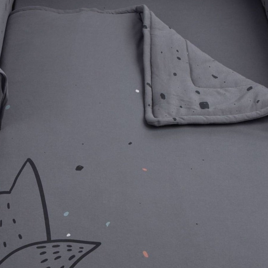 Large Winter Double Sided Quilt 85x115 cm - Jungle Story!