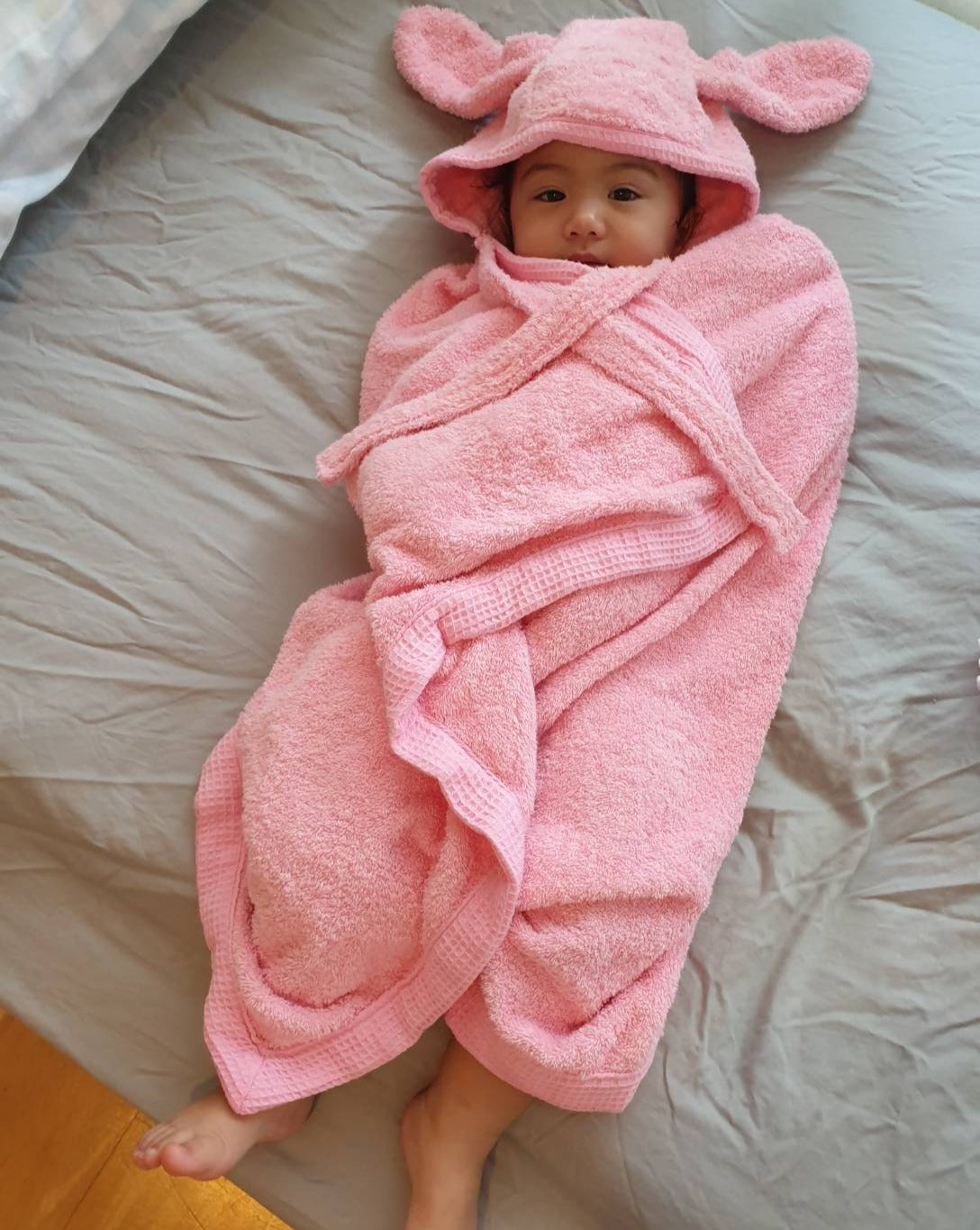 ผ้าขนหนูเด็กหมวกสัตว์