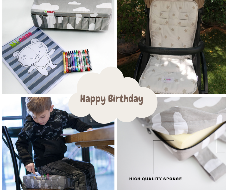 Happy Birthday Gift Set - Grey