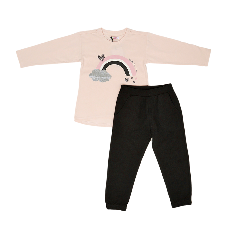 Shirt & Pants Set KC - Light Pink