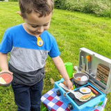 Melissa & Doug Let's Explore Wooden Camp Stove Play Set