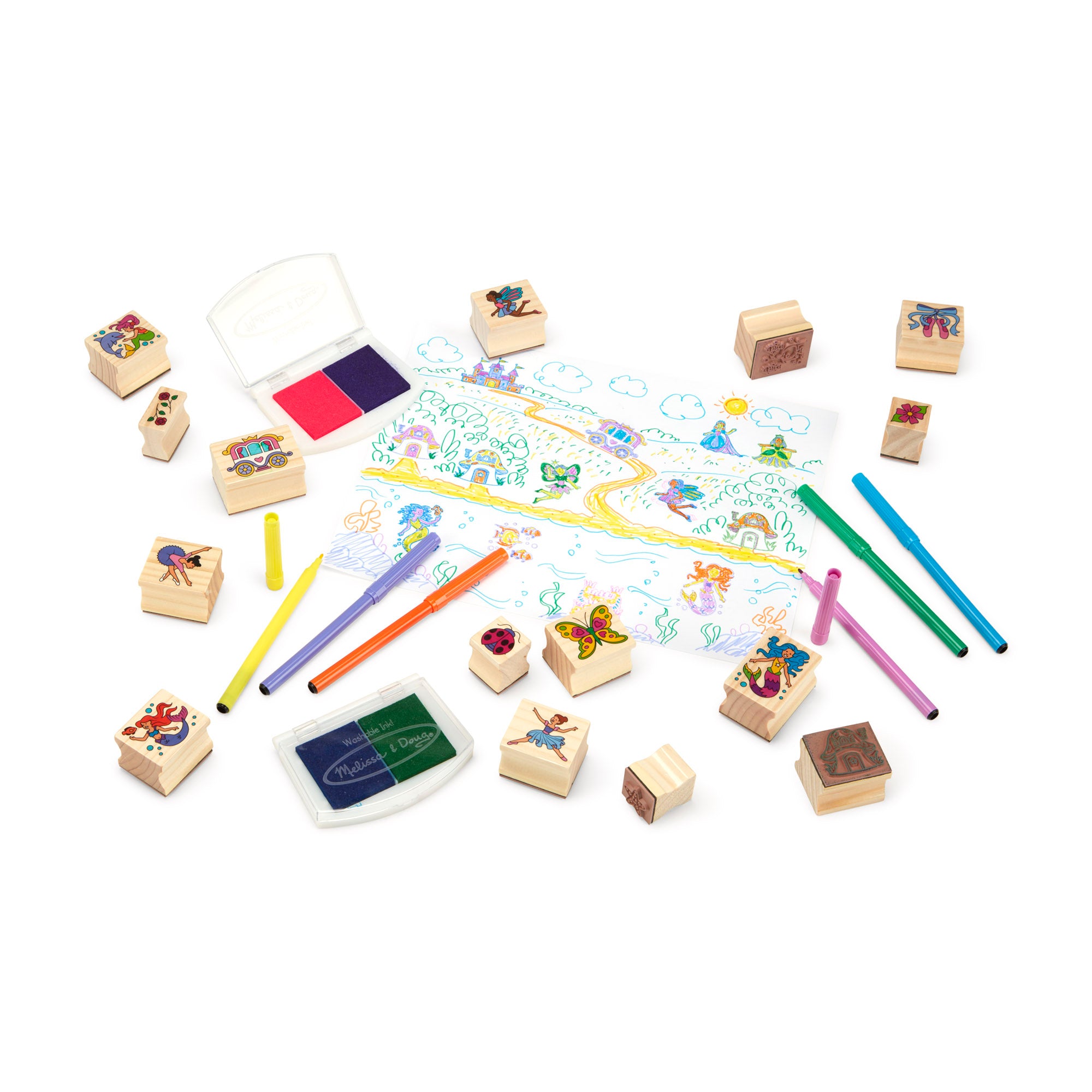 Melissa & Doug Deluxe Wooden Stamp Set ABCs 123s & First Wooden Stamp Set – Vehicles : Juguetes de aprendizaje y educación Melissa & Doug Deluxe Wooden Stamp Set ABCs 123s & First Wooden Stamp Set – Vehicles : Juguetes de aprendizaje y educación