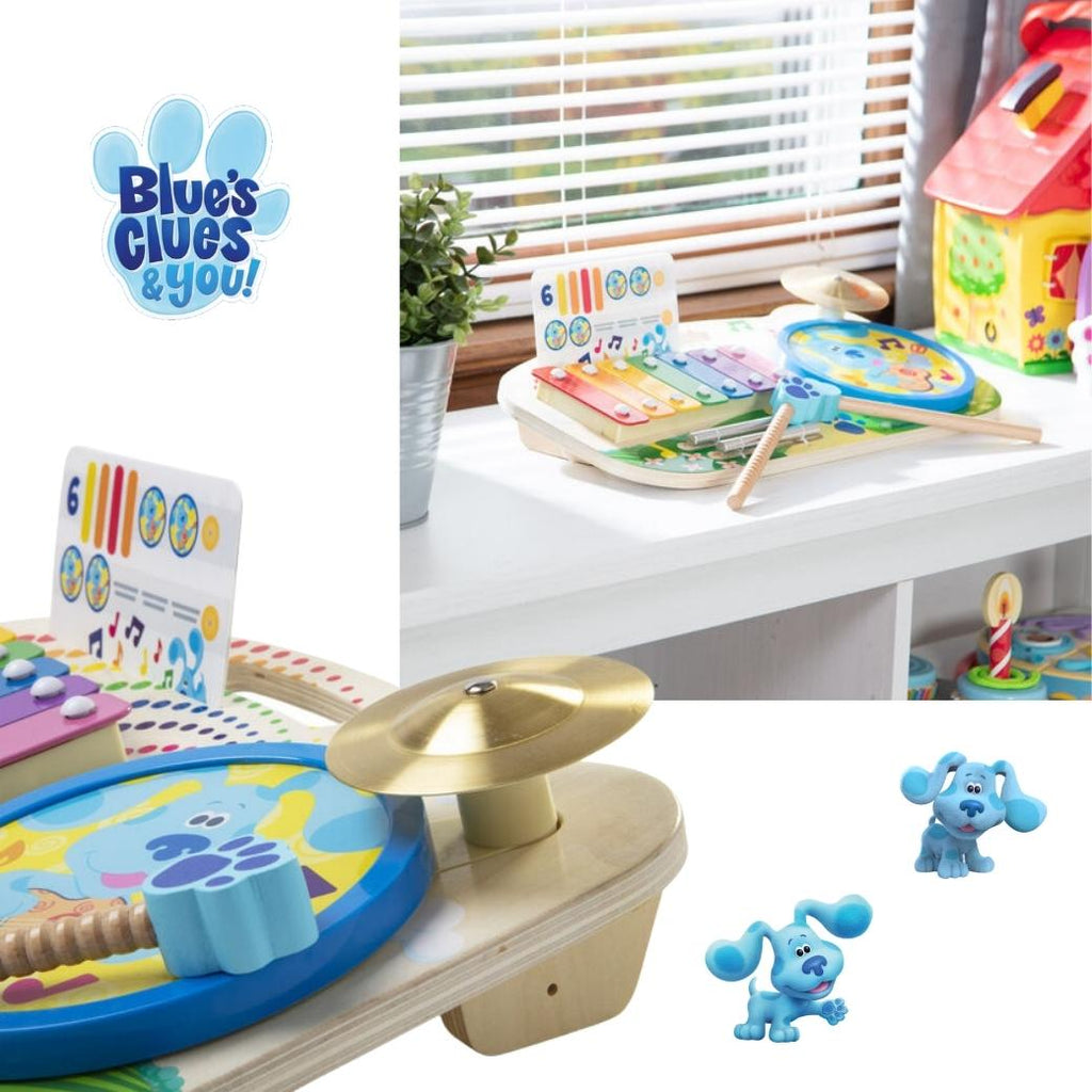 บลูส์ คลูส์ (Blue's Clues) จาก Melissa & Doug บลูส์ คลูส์ แอนด์ ยู! กระดานทำดนตรีไม้ 