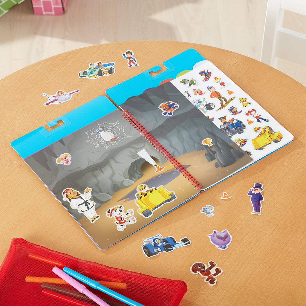 "flip" สติกเกอร์แบบติดซ้ำได้ Melissa & Doug X PAW Patrol แผ่นพับ - ภารกิจคลาสสิก