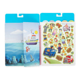 Melissa & Doug X PAW Patrol Restickable Stickers Flip-Flap Pad - Adventure Bay