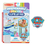 Melissa & Doug X PAW Patrol Restickable Stickers Flip-Flap Pad - Adventure Bay