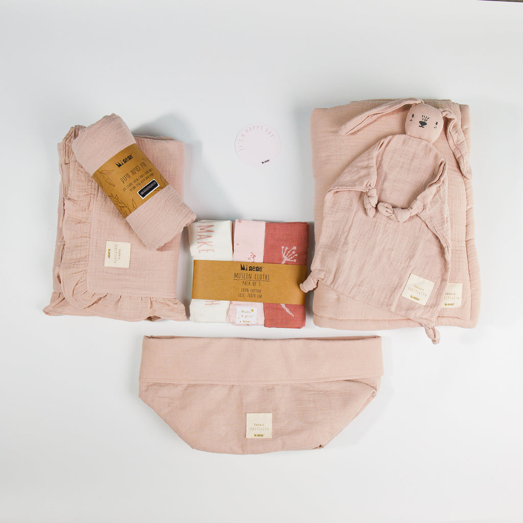 The Little One Gift Basket - New Muslin Collection !