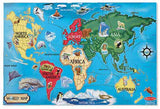 Floor Puzzle World Map 33pc