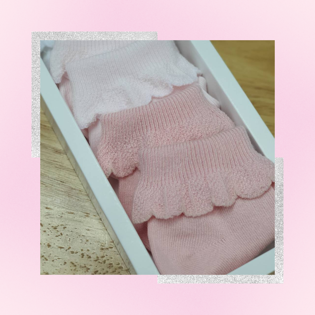 Baby Socks Pack of 3 -  Lulu , size: 6-12m
