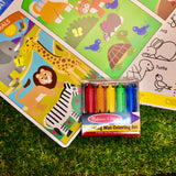 Melissa & Doug Write-A-Mat Learning Mat Animals