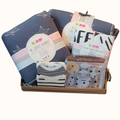 Waffle Navy Blue Gift Set