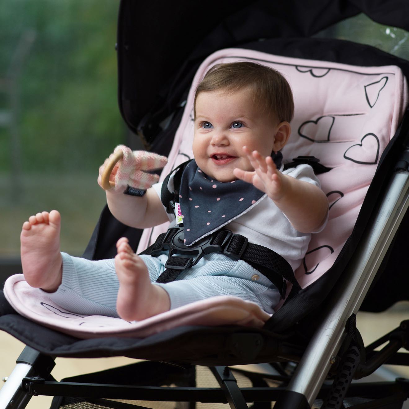 Reversible Pushchair & Car seat Liner - Jersey Cotton!