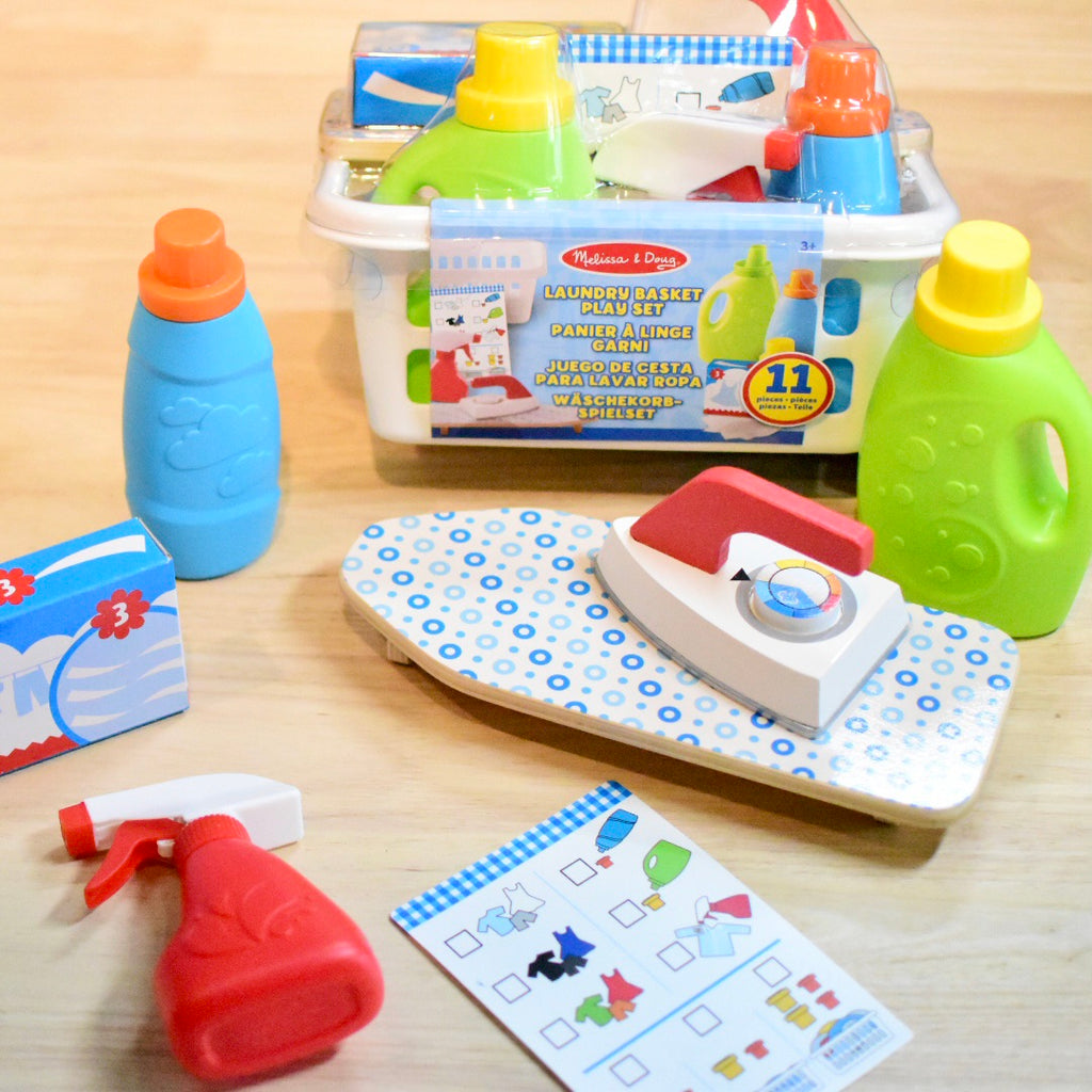 Melissa & Doug Laundry Basket Play Set