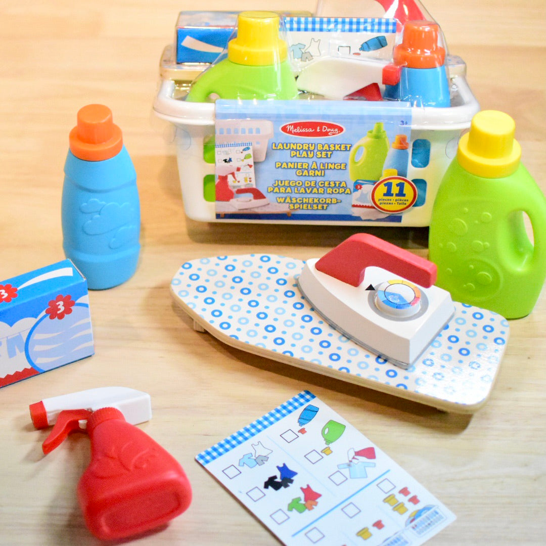 Melissa & Doug Laundry Basket Play Set