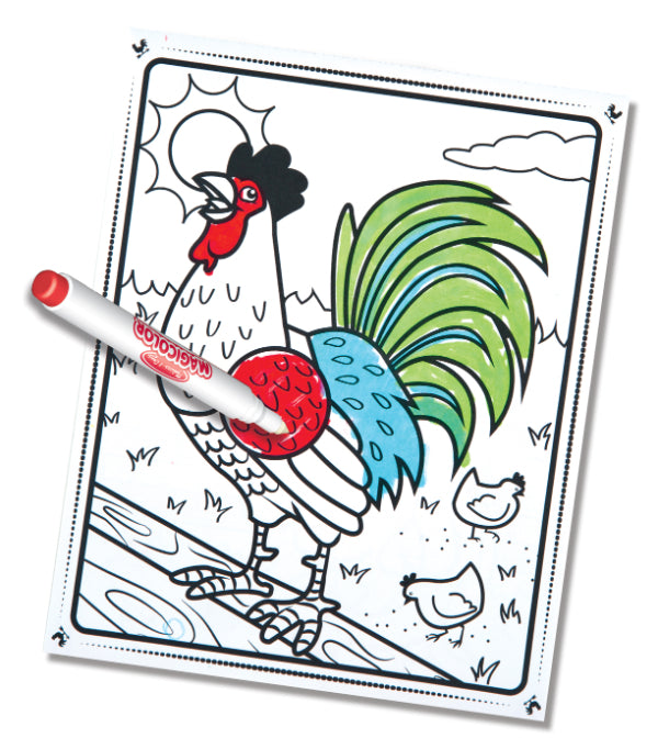 On the Go Magicolor Mess-Free Coloring Pad - Farm Animals