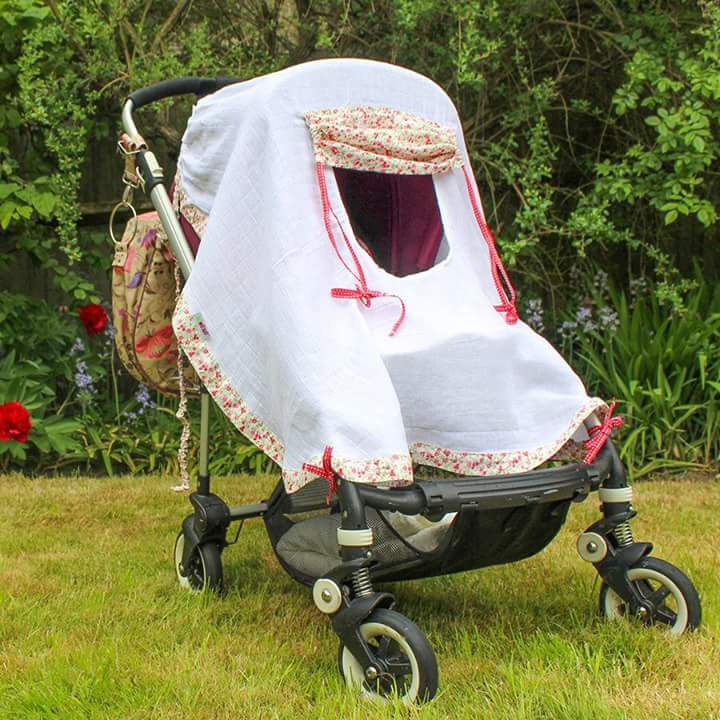 Muslin Pushchair Sunshade