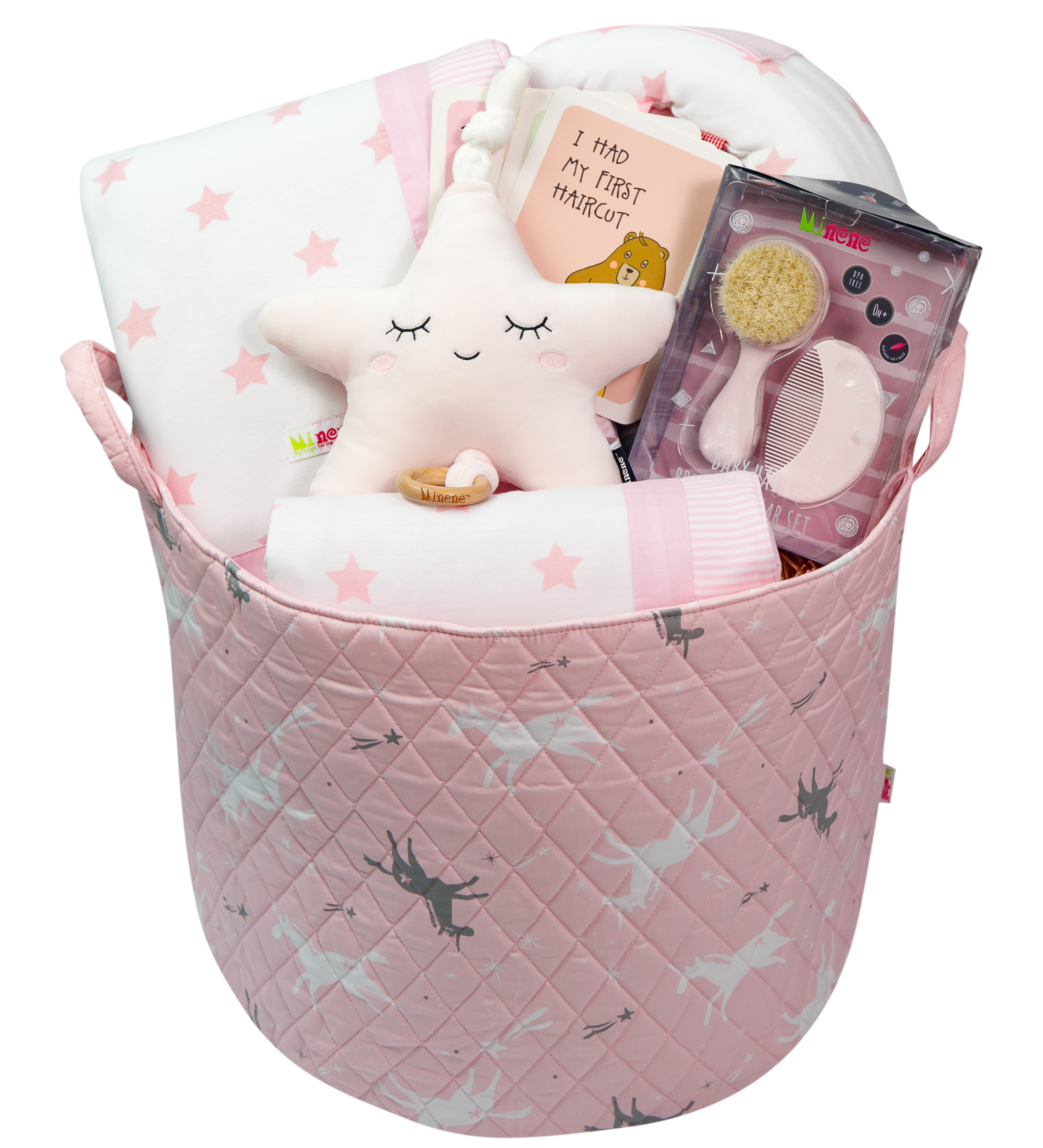 It's A Girl Gift Basket - Pink Star!