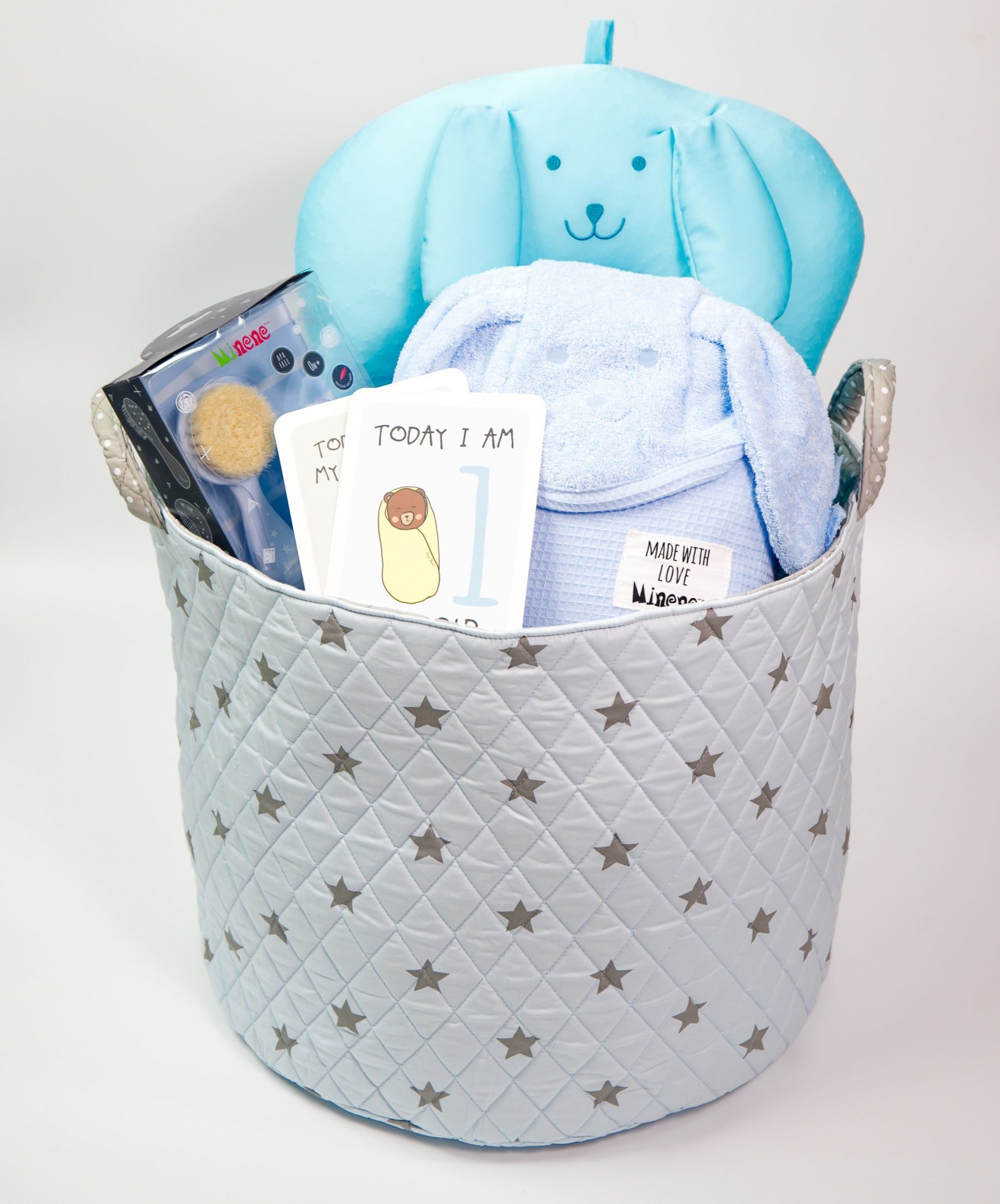 Baby Bath Gift Basket - Blue Dog !