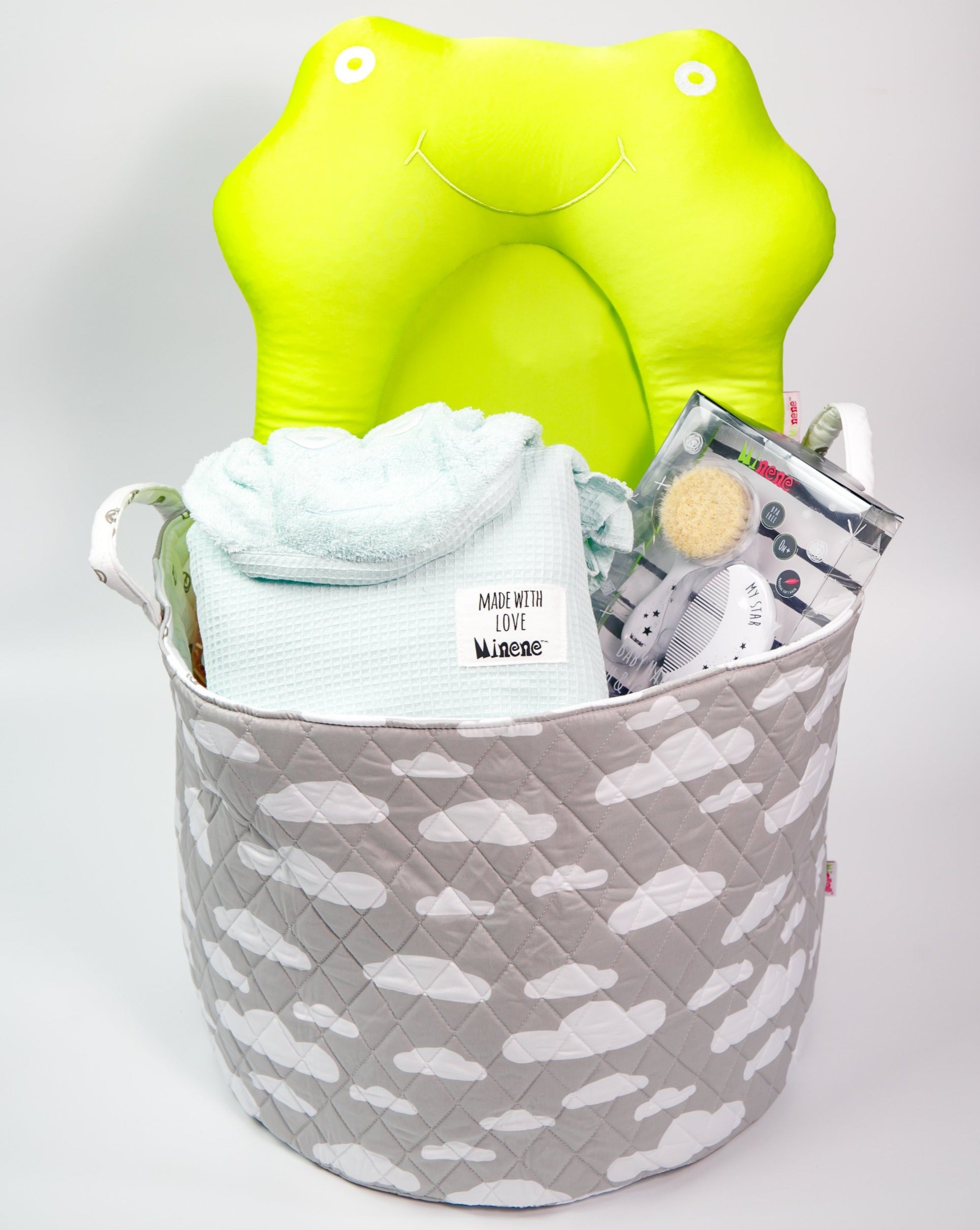 Lets Take A Bath Gift Basket - Green Frog !