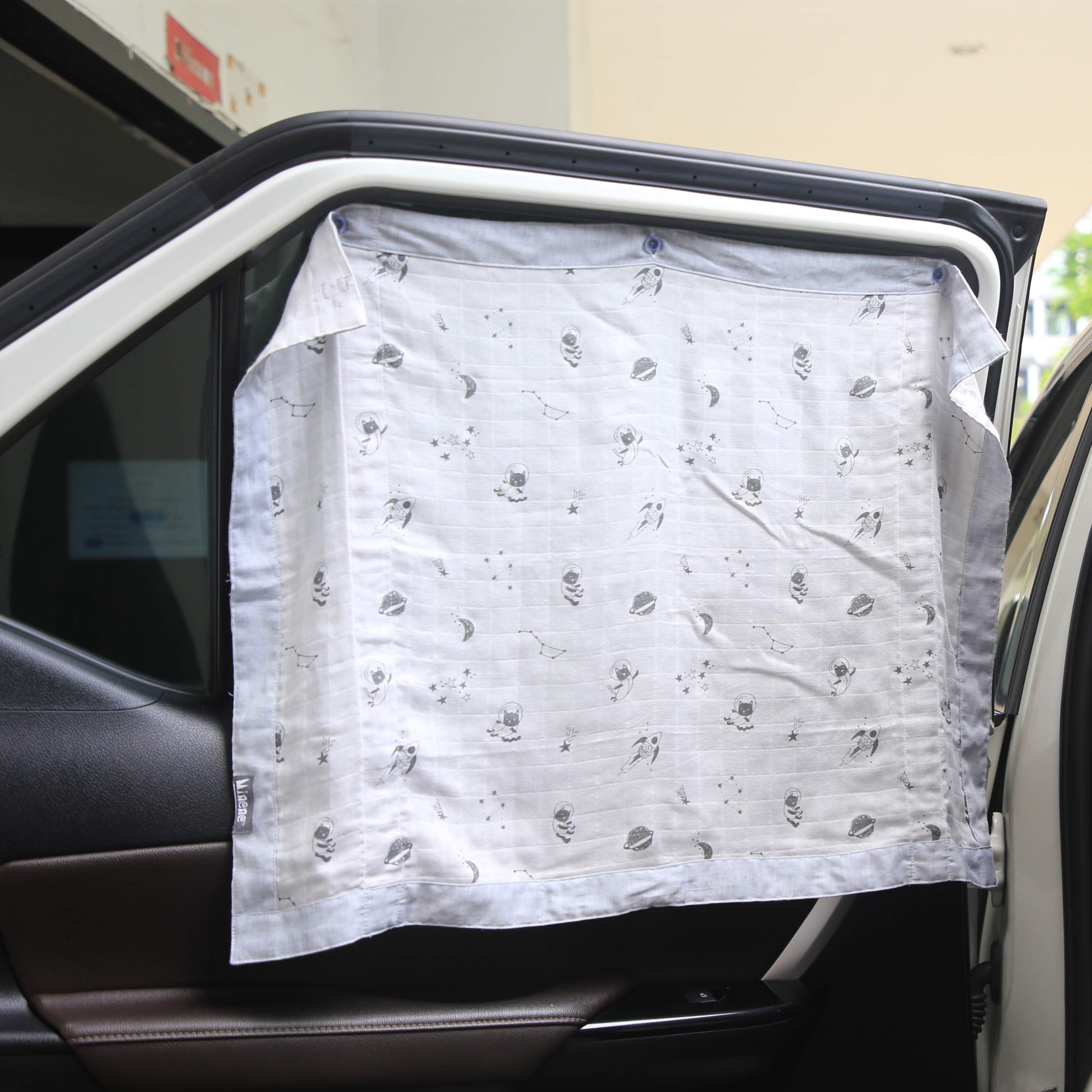 Muslin Bamboo Car Sunshade