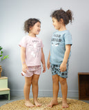 Girls Shirt & Short Pants Pyjamas Set