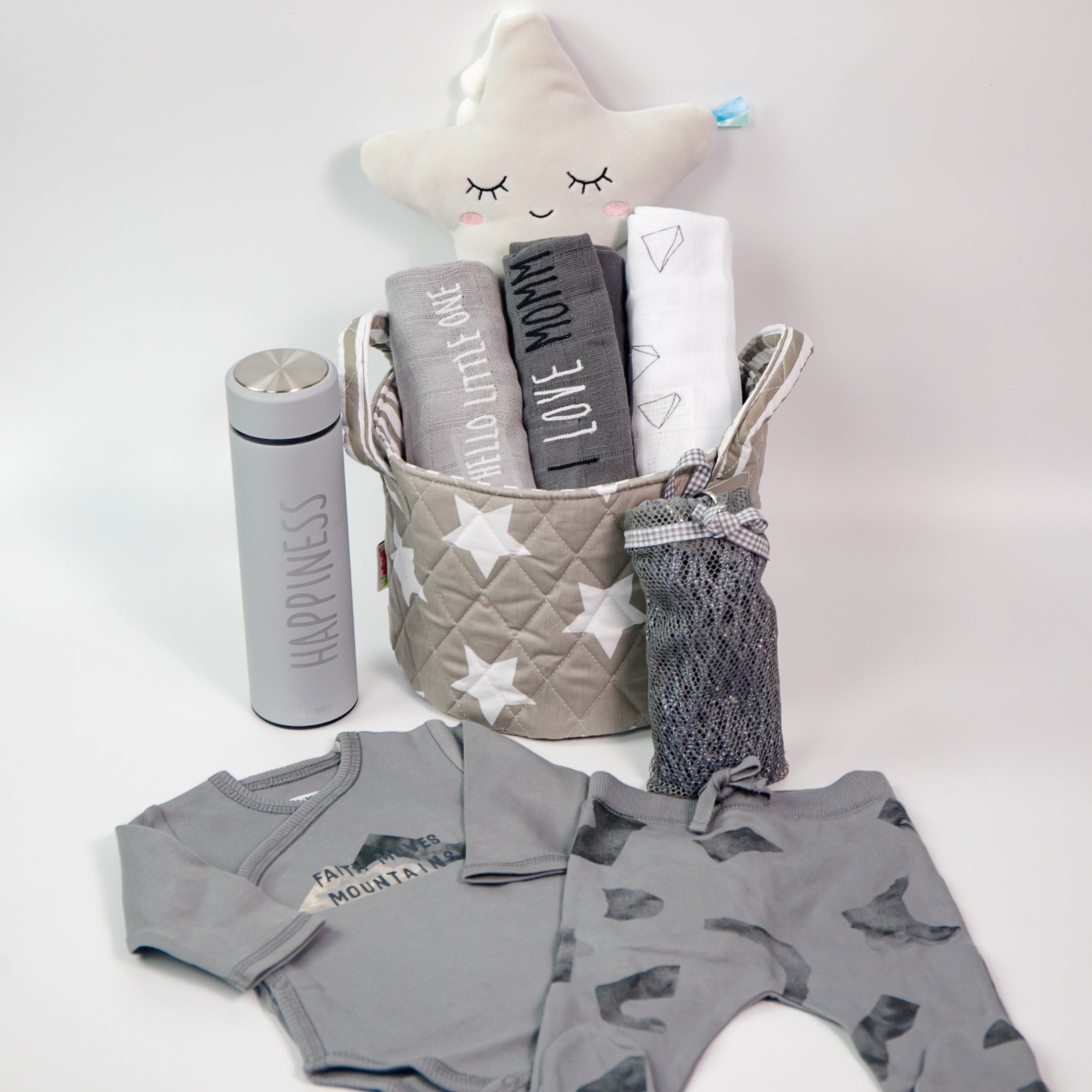 Stylish Newborn Gift Basket