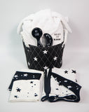 Baby Bath Classic Black & White Newborn Gift Basket