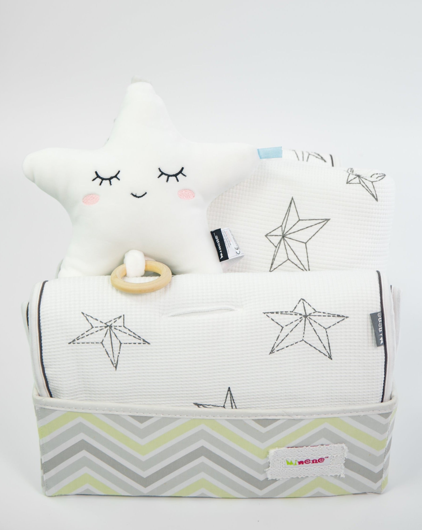 Cream Waffle Newborn Gift Box