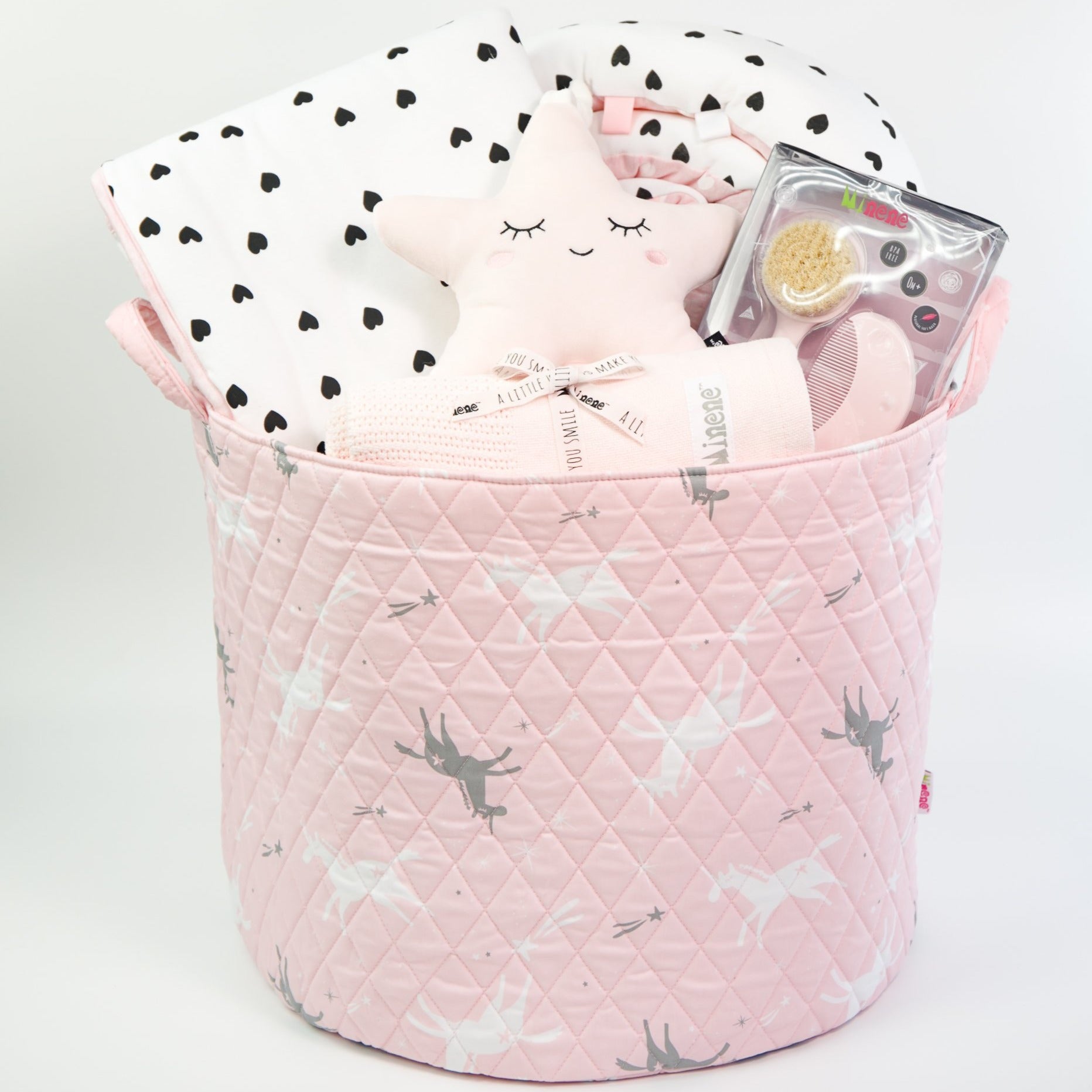 It's A Girl Gift Basket - Pink Heart !