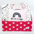 Gorgeous Baby Pink Heart Bedding Gift Box