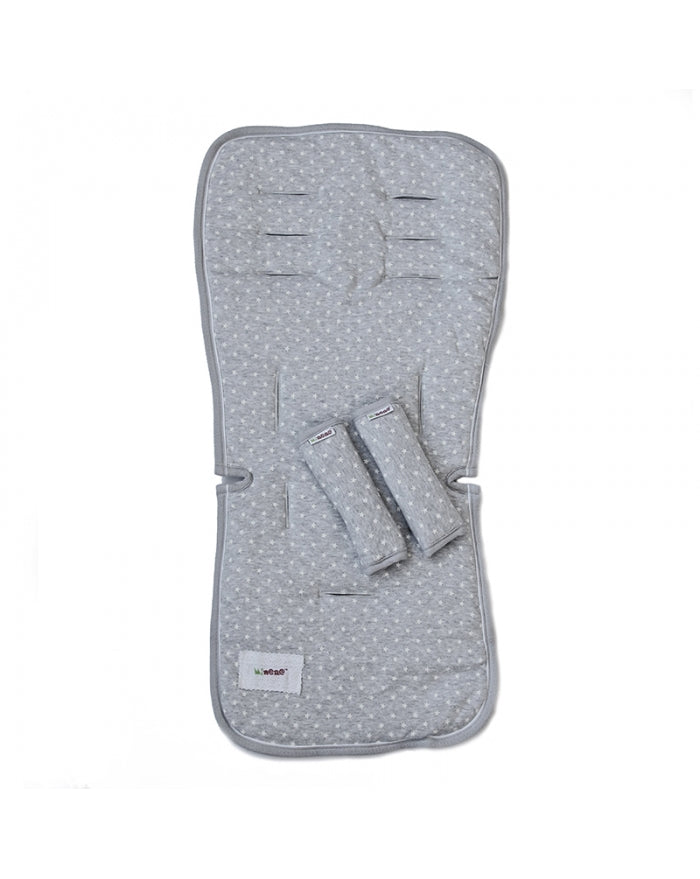 Reversible Pushchair & Car Seat Liner Set - Jersey Cotton!