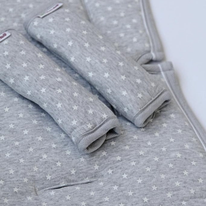 Reversible Pushchair & Car Seat Liner Set - Jersey Cotton!